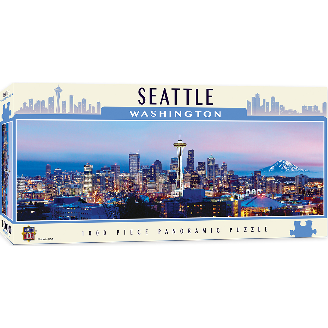 City Panoramics - Seattle - Master Pieces - 1000 Teile | puzzle-…