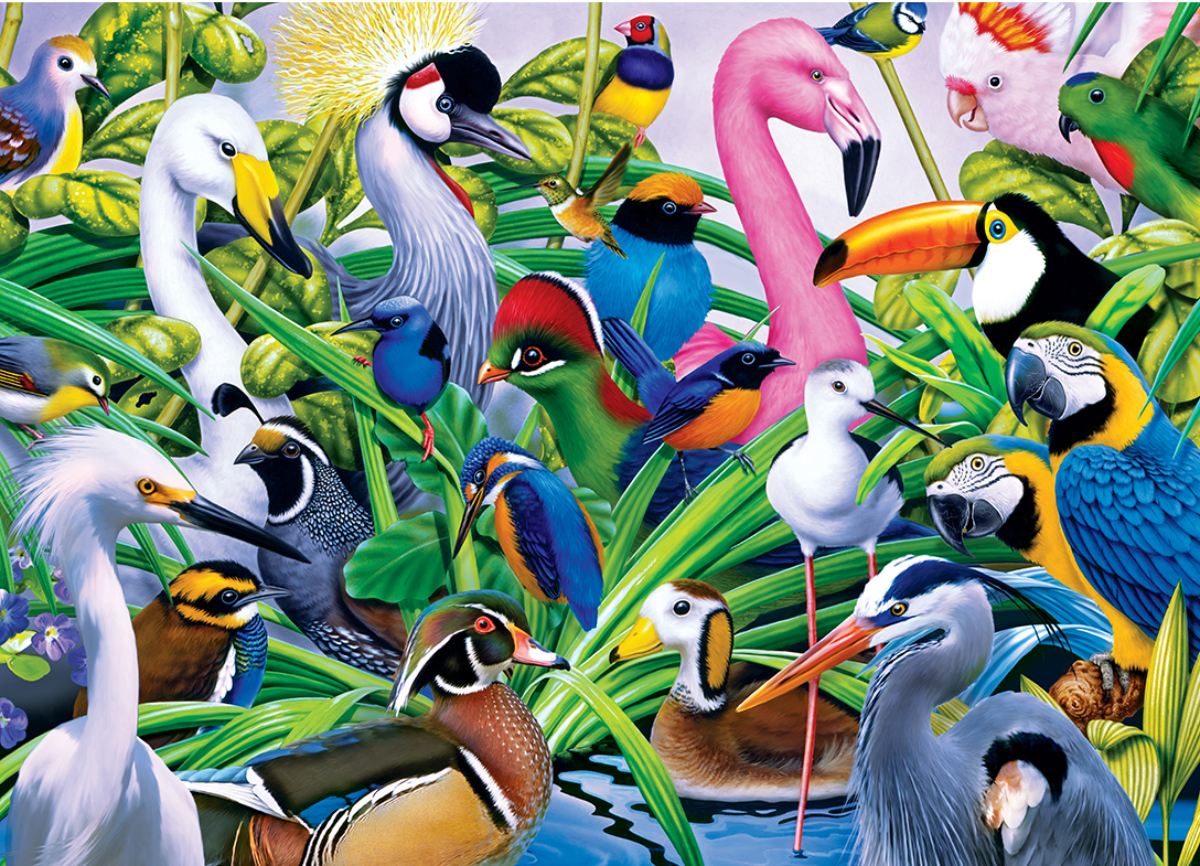 Colorful Companions - Master Pieces - 1000 Teile | puzzle-online…