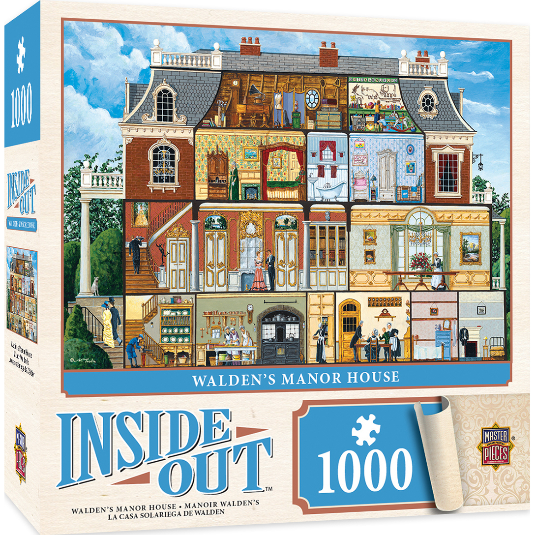 Master Pieces - Puzzle Inside Out - Waldens Herrenhaus - 1000 Teile ...